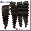 Alibaba express 100 Unverarbeitete Billig Rohes Reines Haar Kambodschanischen Frau Haar Stil Tiefe Welle haare